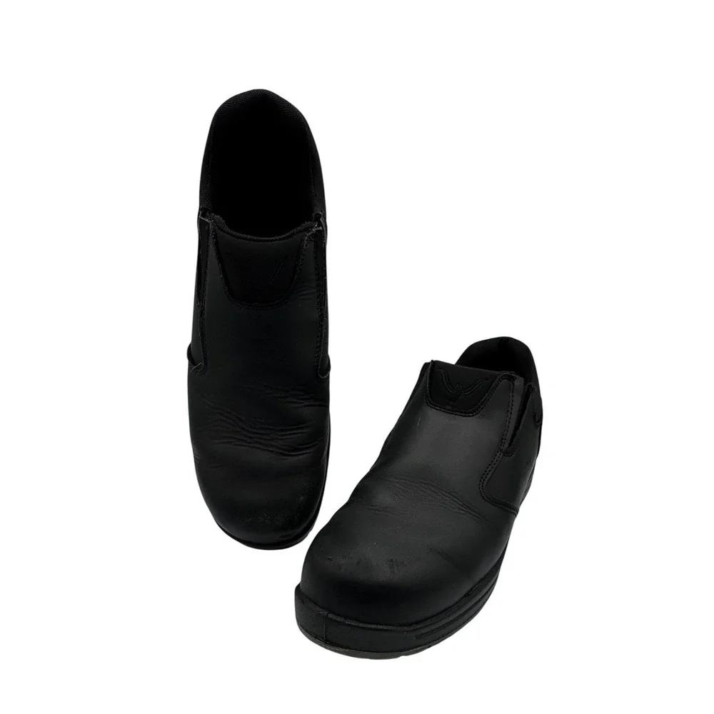 Thorogood Thoro-Flex Men's Black Leather Slip On Work Shoes Size 11.5 M SR ASTM
